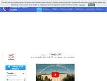 Tablet Screenshot of colegiosanagustin-madrid.org